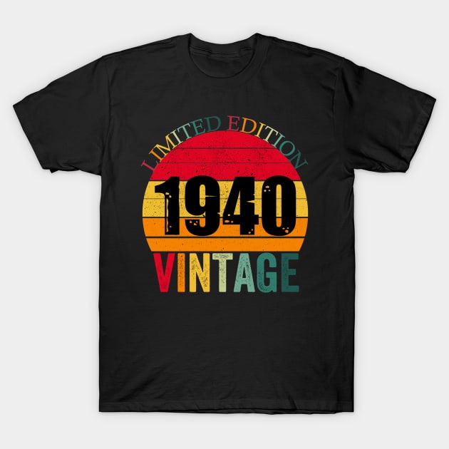 Vintage 1940 LIMITED EDITION T-Shirt by ahmad211